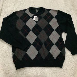 Jos. A. Bank men’s black lambs wool office sweater size xl
